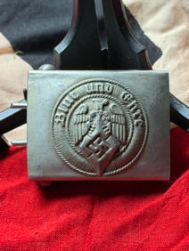 WW2 German Hitler Youth (HJ) Belt Buckle – “Blut und Ehre