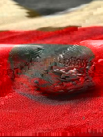 RARE WW2 GERMAN TOTENKOPF SS HIGH RANKING OFFICER'S SILVER RING