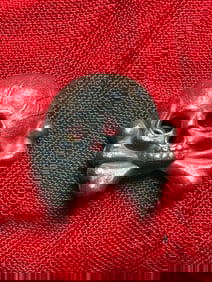 WW2 German SS Totenkopf (Death’s Head) Cap Insignia