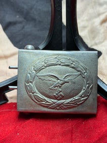 WW2 German Luftwaffe Enlisted Man’s Belt Buckle, Third Reich Period
