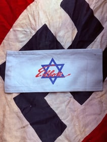 WW2 German Jewish Ghetto Identification Armband