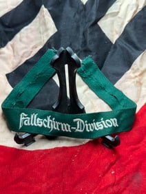 WW2 German Cuff Title of the German Fallschirmjäger Division (Fallschirm-Division)
