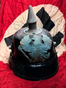 WW2 Imperial German Pickelhaube Helmet