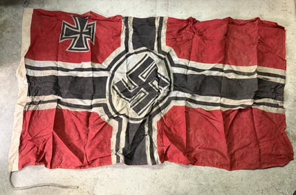 WW2 German Reich Kriegsmarine Naval Battle Flag
