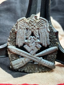 WW2 German Infantry Close Combat Clasp, Bronze (100 Engagements)