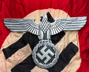 WW2 German Deutsche Reichsbahn Eagle Plaque (Railway Emblem)