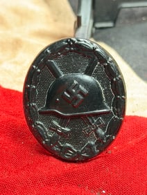 WW2 German Wound Badge in Black (Verwundetenabzeichen in Schwarz)