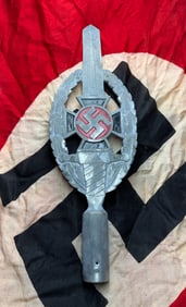 WW2 German Flag Pole Finial of the National Socialist War Victims’ Welfare Organization