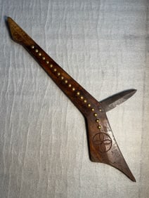 Gunstock War Club, Native American, Eastern Woodlands, 19th Century