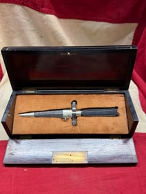 1800's Gentleman's Cased European Dagger with Integral Crossguard and Scabbard