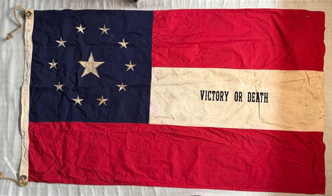 “Victory or Death??: Civil War–Era UCV Confederate Battle Flag with Unit Markings