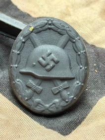 Wound Badge in Black (Verwundetenabzeichen in Schwarz), WW2 Germany