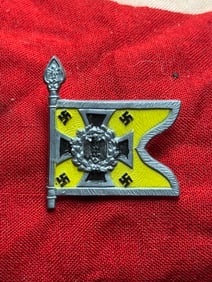 Signal Corps Flag Badge (Nachrichtentruppe), WW2 Germany, c. 1939–1945