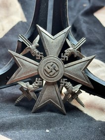 War Merit Cross with Swords (Kriegsverdienstkreuz mit Schwertern), Third Reich WW2 Germany