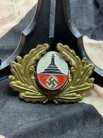 WW2 German Veterans’ Association (DRKB / NS-RKB) Visor Cap Insignia