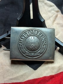 WW2 German Belt Buckle of the German Heer (Army)