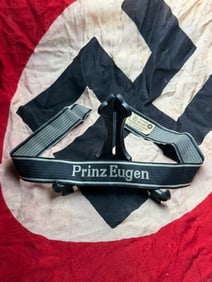 WW2 German Waffen-SS Cuff Title “Prinz Eugen