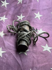 Civil War Confederate States Artillery Cannon Lanyard, “CS?? Marked