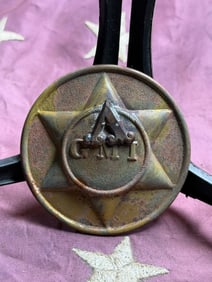 Civil War Breast Plate of the Georgia Military Institute, Company A