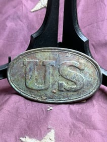 Civil War United States Infantry Belt Plate Excavated Bull Run, VA