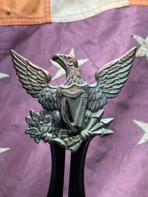 Civil War Union U.S. irish Brigade Hat Device Badge