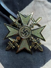 WW2 German Spanish Cross with Swords