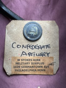 Civil War Confederate Artillery Uniform Button