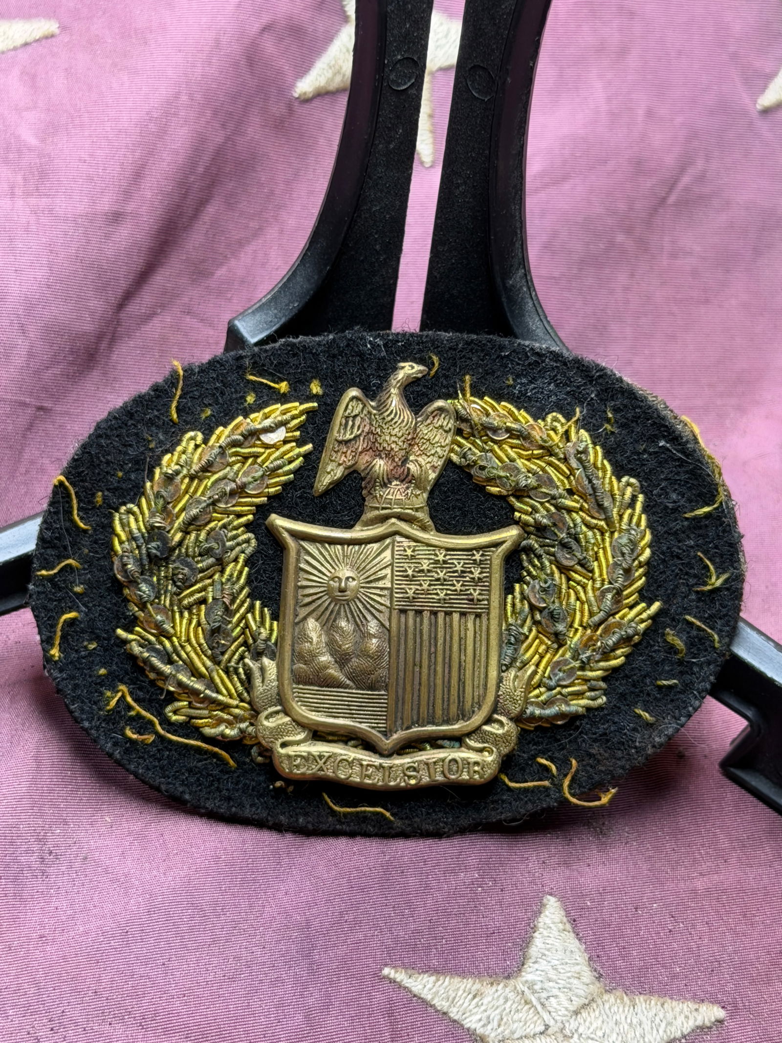 New York State Militia Officer’s Cap Insignia (“Excelsior?? Device) (1 of 5)