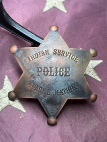 Indian Service Police Badge, Apache Nation