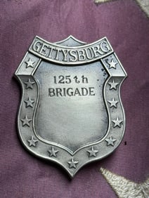 Civil War Commemorative Badge of the 125th Brigade, Gettysburg