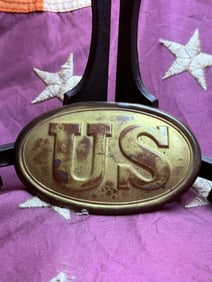 Civil War U.S. Army Enlisted Belt Plate (Oval “U.S.?? Pattern)