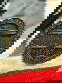 WW2 German NSKOV National Meeting Commemorative Badge, Berlin 1937