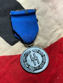 WW2 German SS Long Service Award, 4th Class (Treue Dienste), Nazi Germany