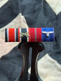 WW2 German Ribbon Bar with Awards of the Third Reich