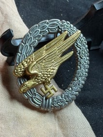 WW2 German Luftwaffe Paratrooper Badge (Fallschirmschützenabzeichen)