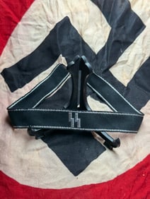 WW2 German SS Uniform Cuff Title with Sig Runes