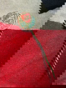 German Veterans’ Association Stick Pin with Heraldic Emblem, Interwar Period, c. 1919–1933