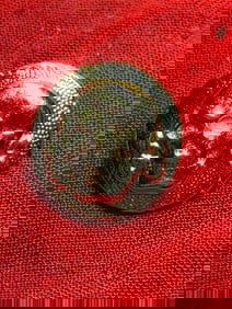 WW2 German Totenkopf (Death’s Head) Cap Badge, Allgemeine-SS