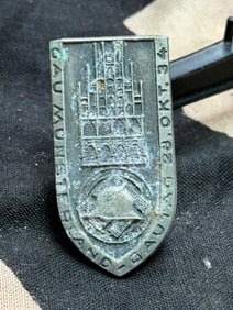 WW2 German Gau Münsterland Gautag Commemorative Badge