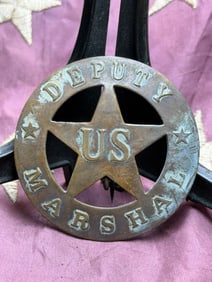 1800's Deputy United States Marshal Badge, Late 19th Century