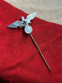 WW2 German Party Eagle Stickpin (Parteiadler), National Socialist German Workers’ Party (NSDAP)