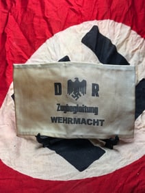 WW2 German Wehrmacht Railway Escort Armband (Zugbegleitung)