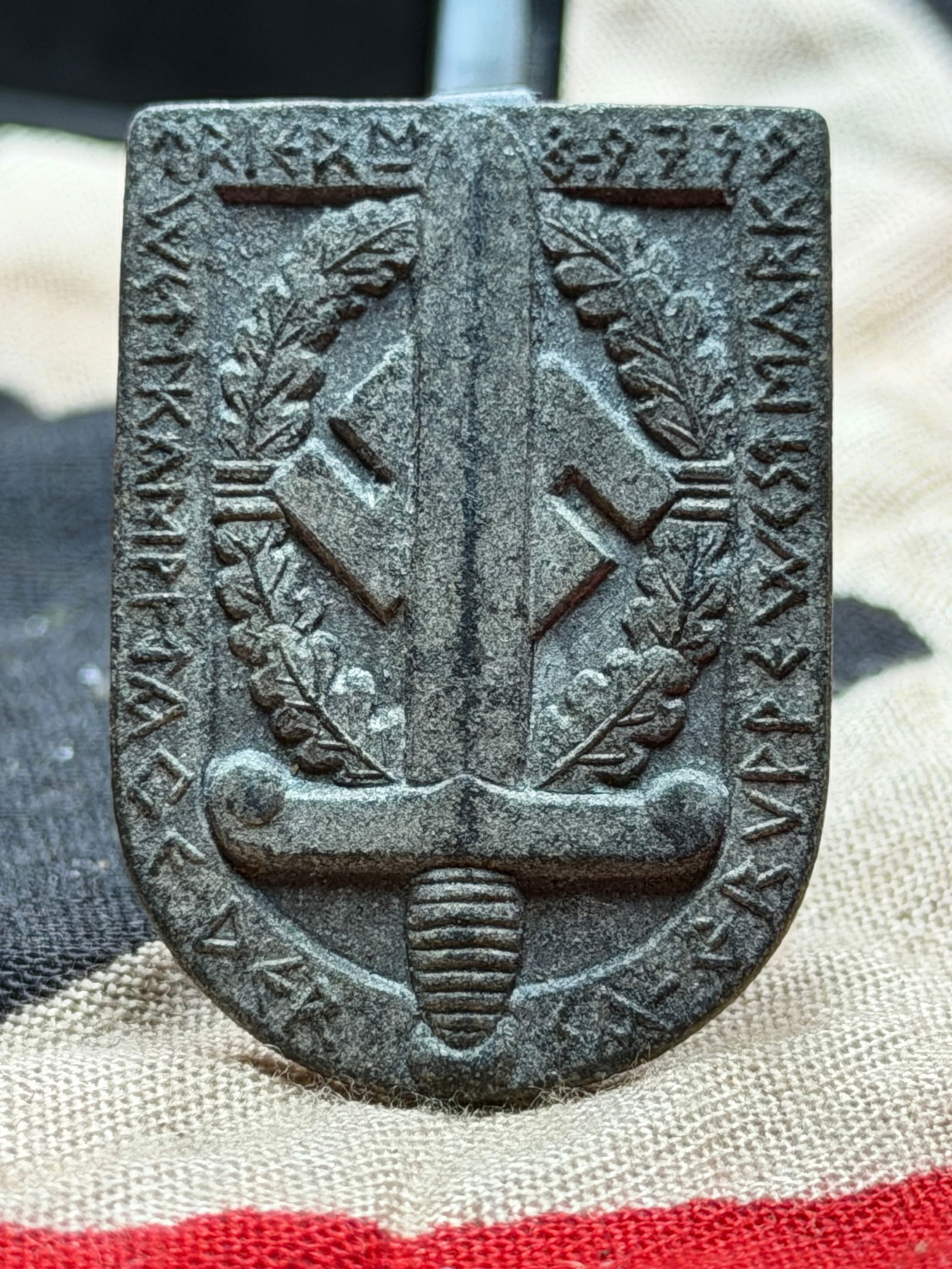 WW2 German SA Group Westmark Championship Badge (Wettkampftag der SA-Gruppe Westmark) (1 of 3)