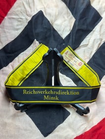 WW2 German Army (Heer) Cuff Title – “Reichsverkehrsdirektion Minsk