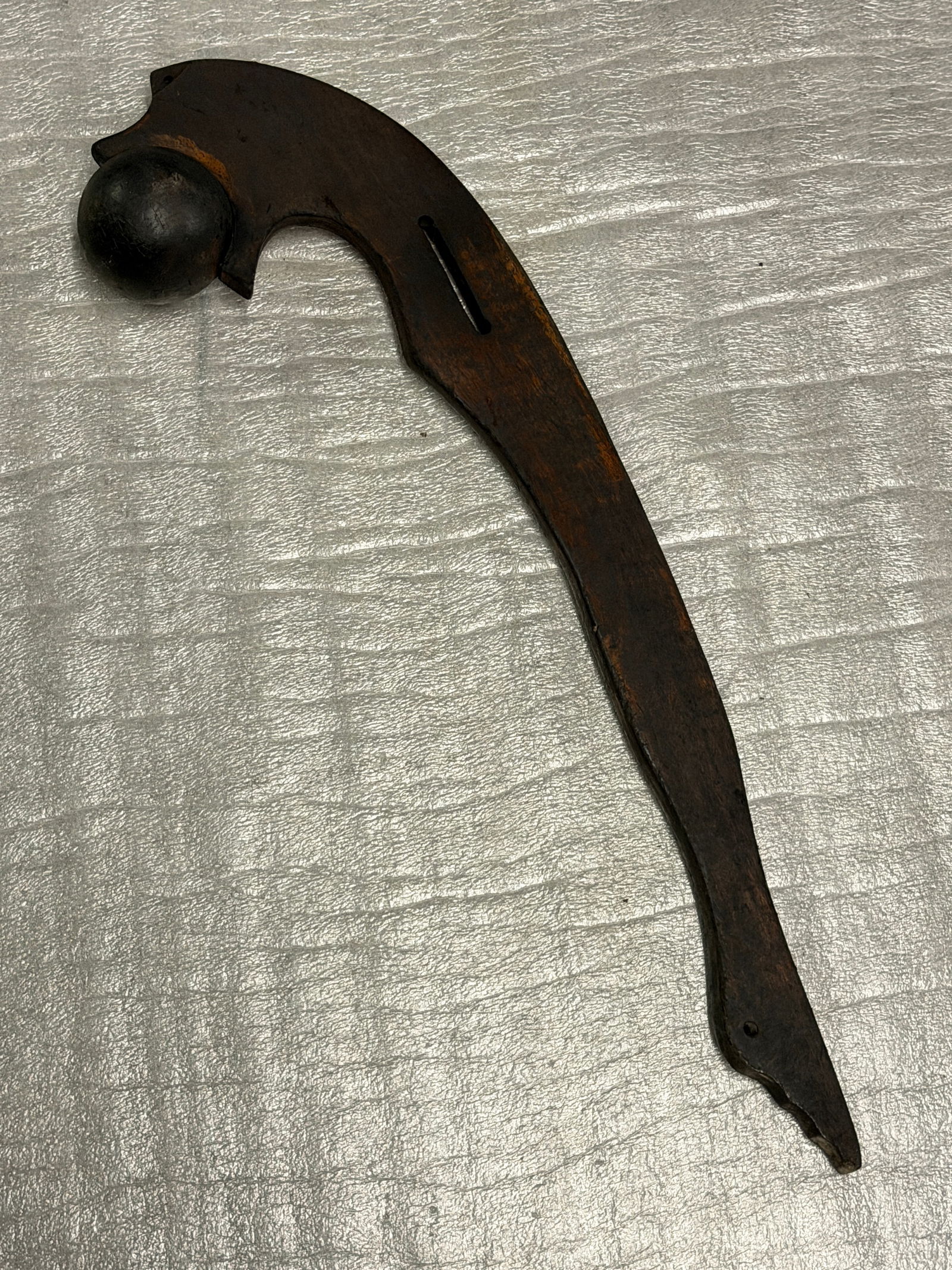 1800's Curved Ball-Head War Club (Plains Indian), 19th Century (1 of 6)