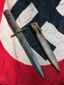 German WWII-Era Boot Knife (Stiefeldolch), Attributed to Waffen-SS Use