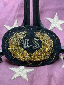 Civil War U.S. Bullion Headgear Badge by Schuyler, Hartley & Graham (c. 1861–1865)