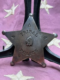 Antique 1800's Tribal Police Badge
