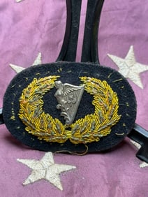 Civil War Irish Brigade Officer’s Bullion Cap Badge By Schuyler Hartley & Graham