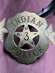Shield of Authority: Indianapolis Police Badge No. 3, Civil War Era, c. 1860s